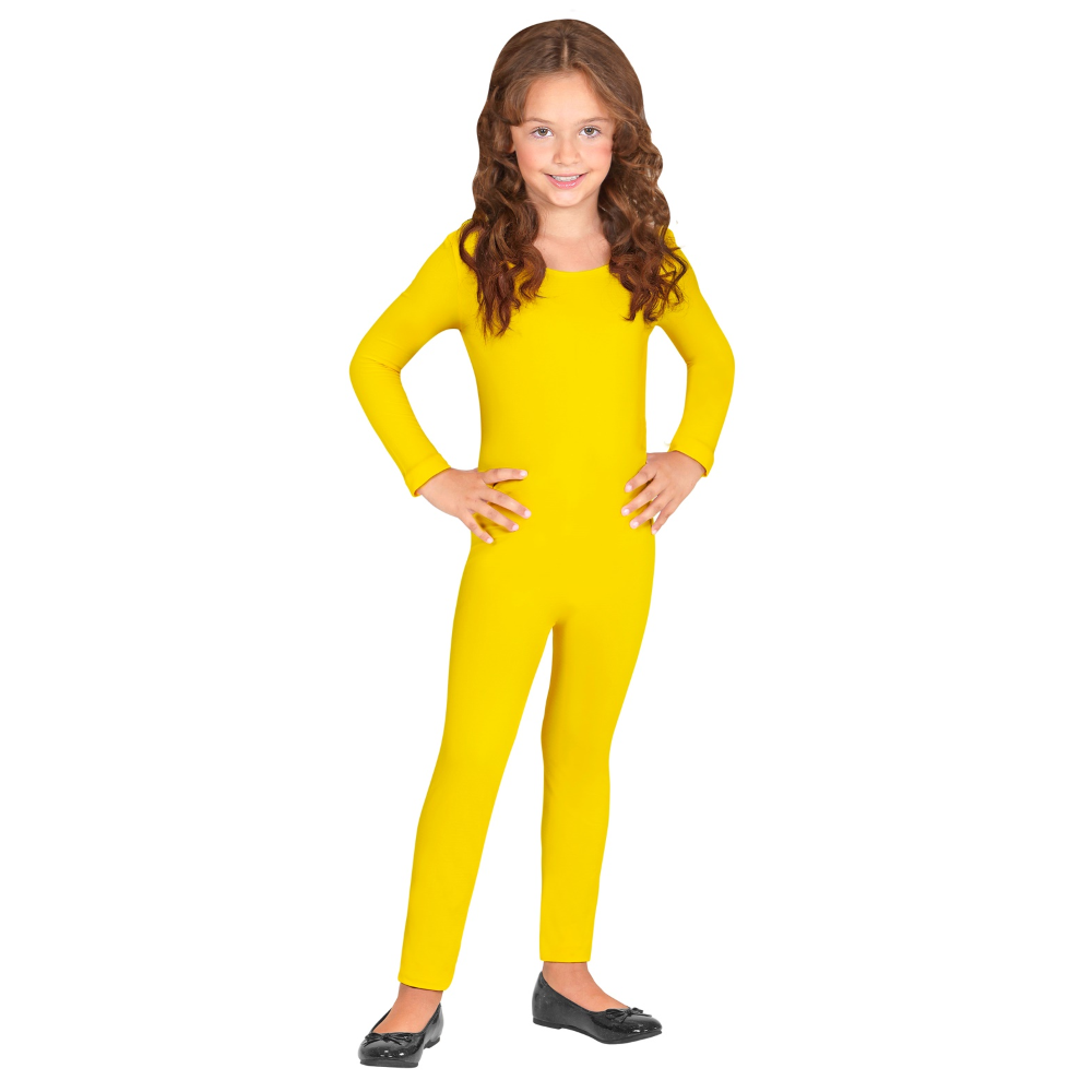 VESTITO CARNEVALE + ACCESSORI PESCE TROPICALE COSTUME TUTA GIALLA TRAVESTIMENTO BAMBINI - 00045+04561