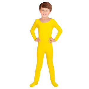 VESTITO CARNEVALE + ACCESSORI PESCE TROPICALE COSTUME TUTA GIALLA TRAVESTIMENTO BAMBINI - 00045+04561