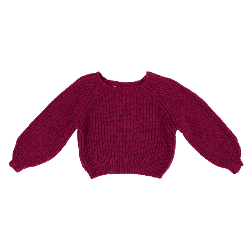MAGLIONE YOURS BABY BAMBINA 100% CO - AY2379BORDEAUX