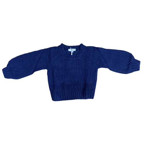 MAGLIONE YOURS BABY BAMBINA 100% CO - AY2379BLU