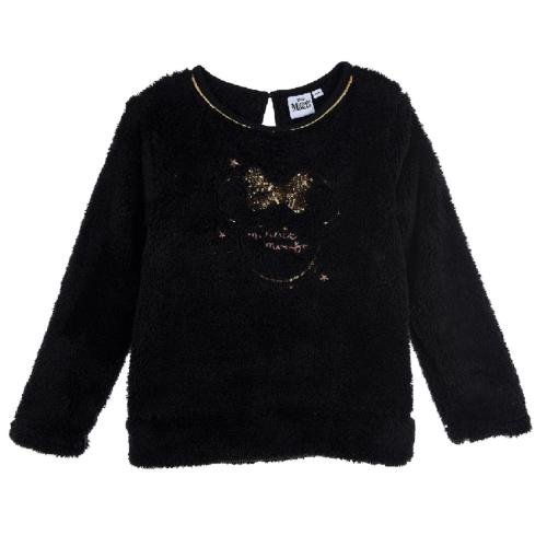 MAGLIONE MINNIE MOUSE DISNEY MAGLIETTA BAMBINA SUN CITY - HU1016NERO
