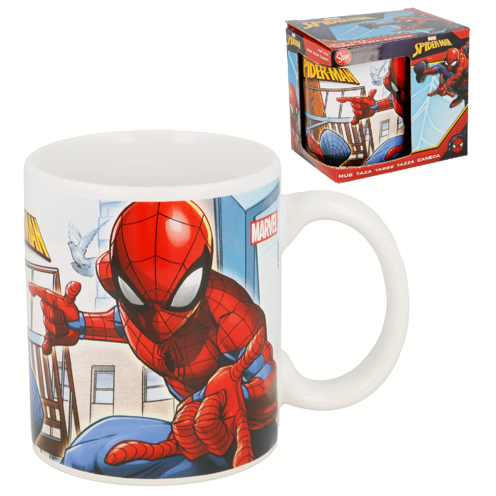 TAZZA MUG SPIDERMAN MARVEL IN CERAMICA 325 ML IN CONFEZIONE - STSP78325