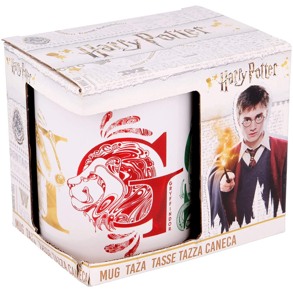 TAZZA MUG HARRY POTTER HOGWARTS IN CERAMICA 325 ML IN CONFEZIONE - STHP20082