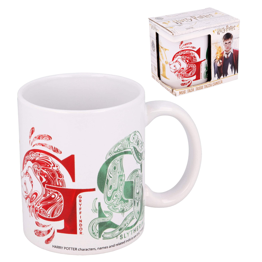 TAZZA MUG HARRY POTTER HOGWARTS IN CERAMICA 325 ML IN CONFEZIONE - STHP20082
