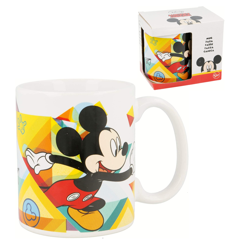 TAZZA MUG MICKEY MOUSE DISNEY TOPOLINO IN CERAMICA 325 ML IN CONFEZIONE - STMK78121
