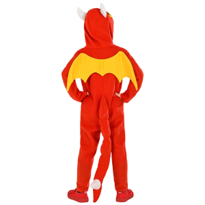 COSTUME CARNEVALE DRAGO TUTA CODA ALI BAMBINO ABITO TRAVESTIMENTO - 0328
