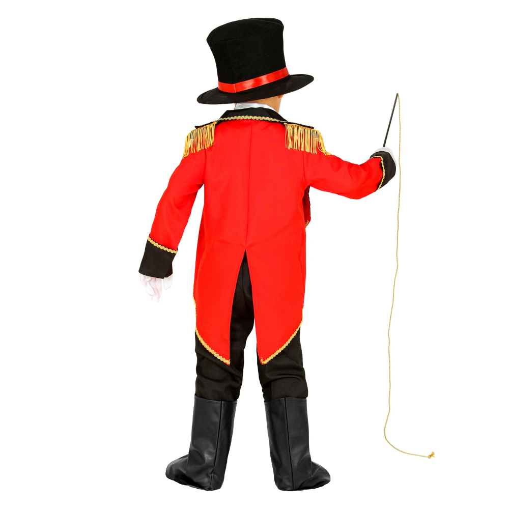 COSTUME CARNEVALE DIRETTORE DI CIRCO BAMBINO ABITO TRAVESTIMENTO - 0969