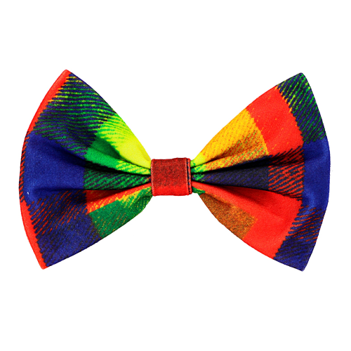 FARFALLINO PAGLIACCIO PAPILLON CLOWN ACCESSORI PER ABITO VESTITO TRAVESTIMENTO CARNEVALE - 48639