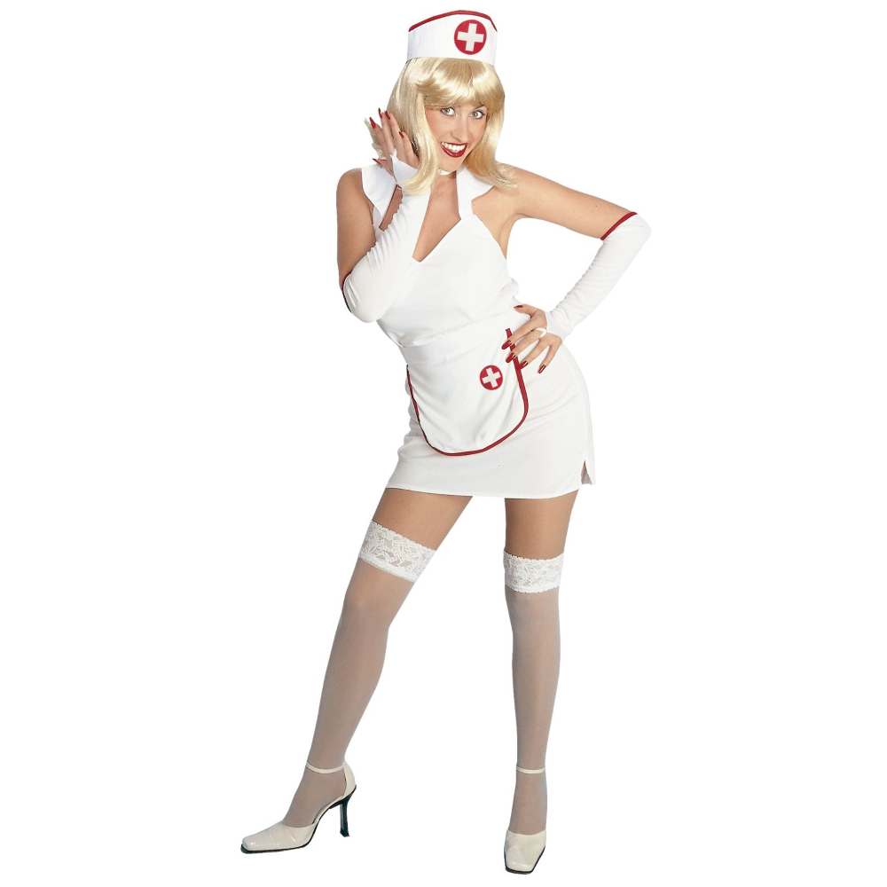 COSTUME CARNEVALE INFERMIERA DONNA ABITO TRAVESTIMENTO - 3773