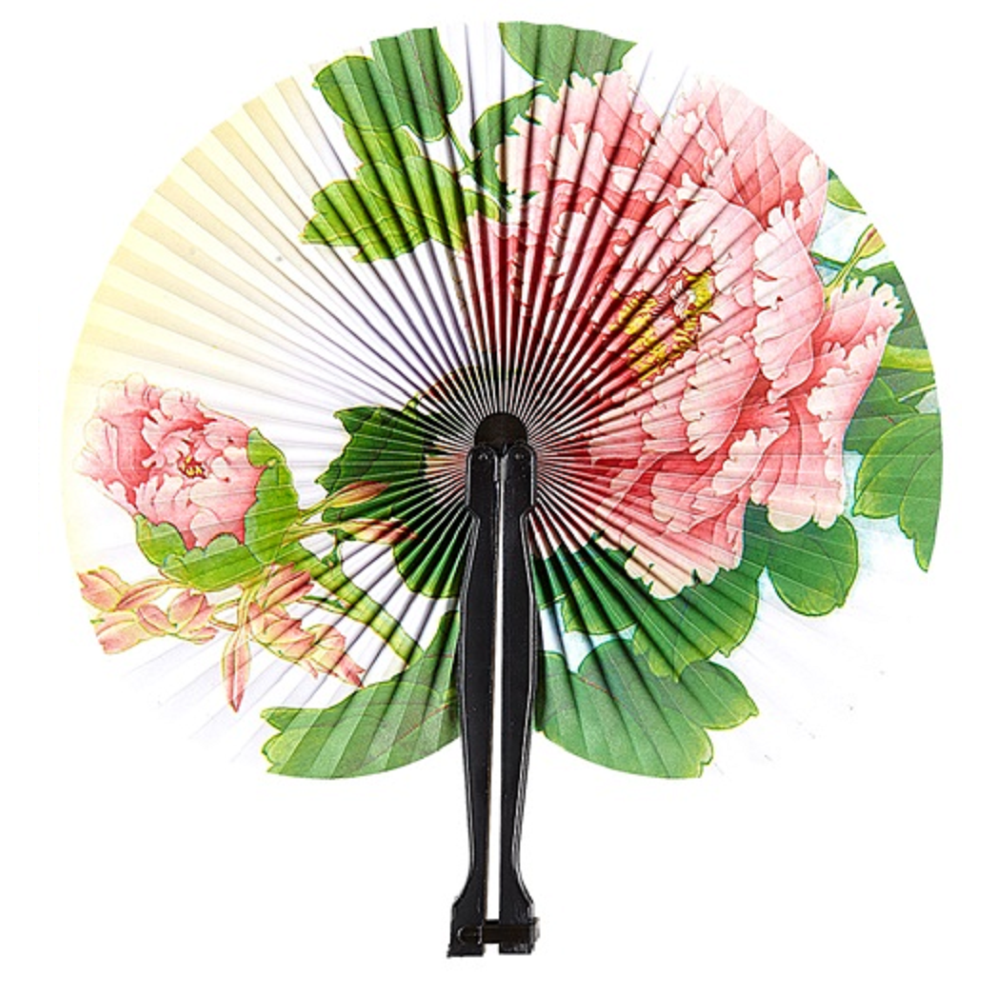 VENTAGLIO ORIENTALE IN CARTA 23 CM ACCESSORI PER ABITO VESTITO TRAVESTIMENTO CARNEVALE - 54571/3
