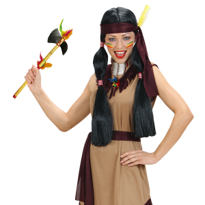 SET ASCIA INDIANO 2 ACCESSORI PER ABITO VESTITO TRAVESTIMENTO CARNEVALE - 3079I