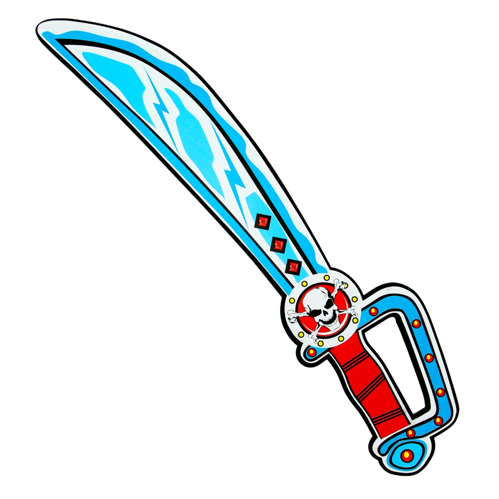 SCIABOLA PIRATA IN SPUGNA ACCESSORI PER ABITO VESTITO CARNEVALE BAMBINO - 97303