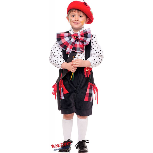 VESTITO CARNEVALE PITTORE PRESTIGE COSTUME TRAVESTIMENTO BAMBINO - 53881