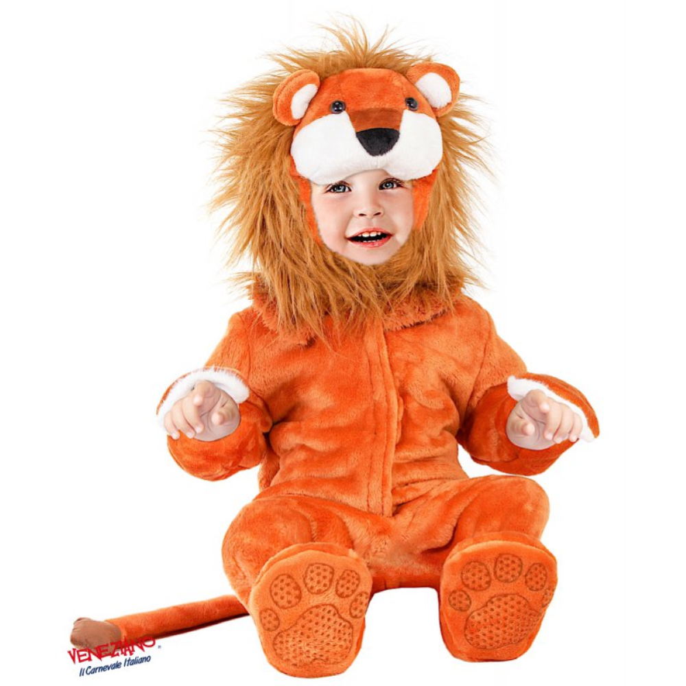 VESTITO CARNEVALE LEONCINO COSTUME TRAVESTIMENTO NEONATO - 54163