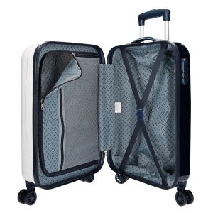 TROLLEY MINNIE DISNEY DA VIAGGIO CM. 55x40x20 BIANCO VALIGIA IN ABS - 3671765