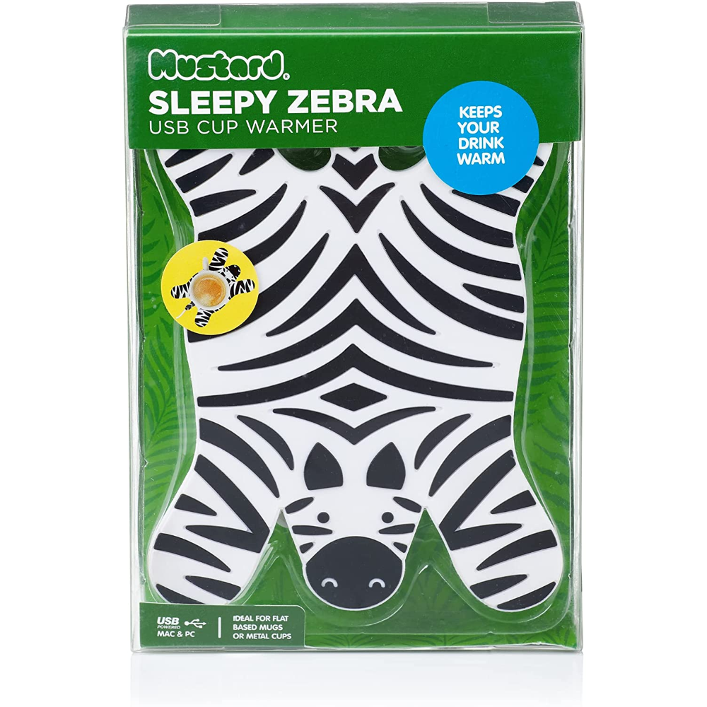 SCALDATAZZA ZEBRA DISTESA CON CAVO USB DA SCRIVANIA RISCALDA A 70° - M11038B