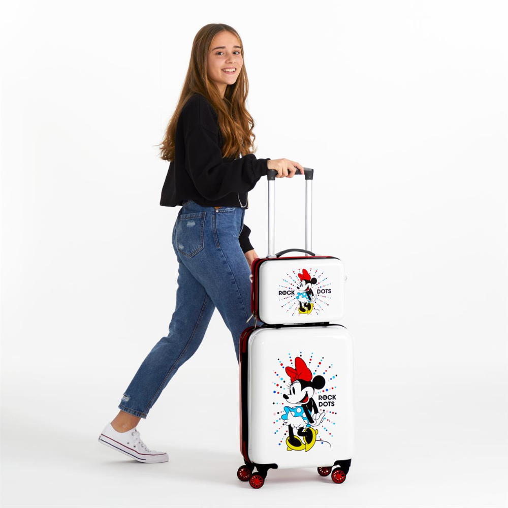 BEAUTY CASE MINNIE DISNEY BORSA VIAGGIO IN ABS ADATTABILE A TROLLEY - 3673965