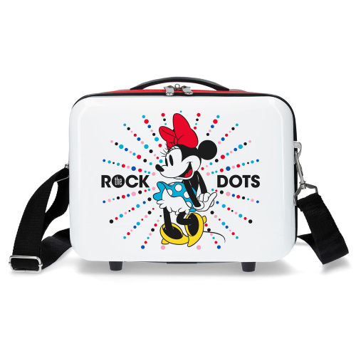 BEAUTY CASE MINNIE DISNEY BORSA VIAGGIO IN ABS ADATTABILE A TROLLEY - 3673965