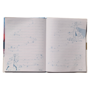 DIARIO SEGRETO FROZEN II CON LUCCHETTO DISNEY ANNA ELSA BAMBINA - WD20948