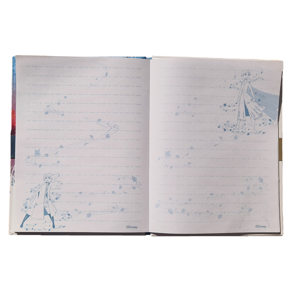 DIARIO SEGRETO FROZEN II CON LUCCHETTO DISNEY ANNA ELSA BAMBINA - WD20948