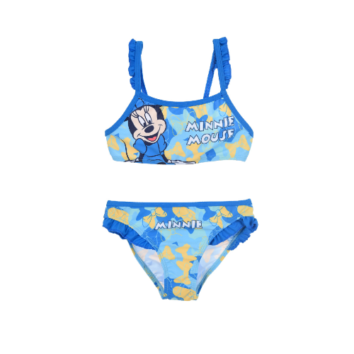 COSTUME MARE MINNIE MOUSE DISNEY BIKINI 2 PEZZI BAMBINA - EV1877AZZURRO