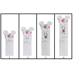 PORTACHIAVI MICKEY MOUSE DISNEY TOPOLINO METALLO SMALTATO CON BUSTA - 69590M