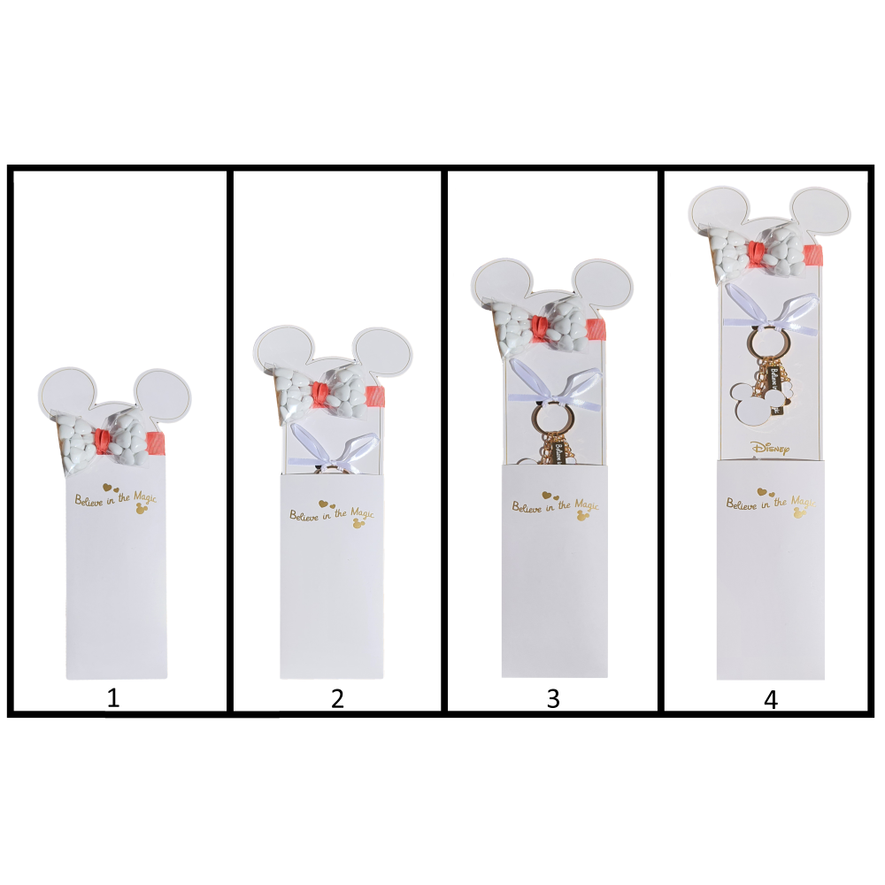 PORTACHIAVI MICKEY MOUSE DISNEY TOPOLINO METALLO SMALTATO CON BUSTA - 69590M