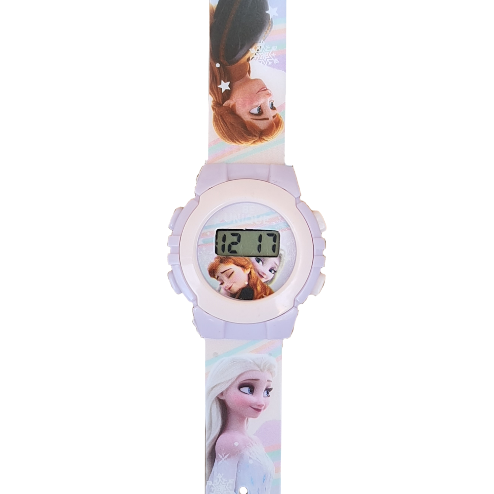 OROLOGIO DA POLSO DIGITALE FROZEN II DISNEY ELSA ANNA IN CONFEZIONE SAGOMATA - WD22132