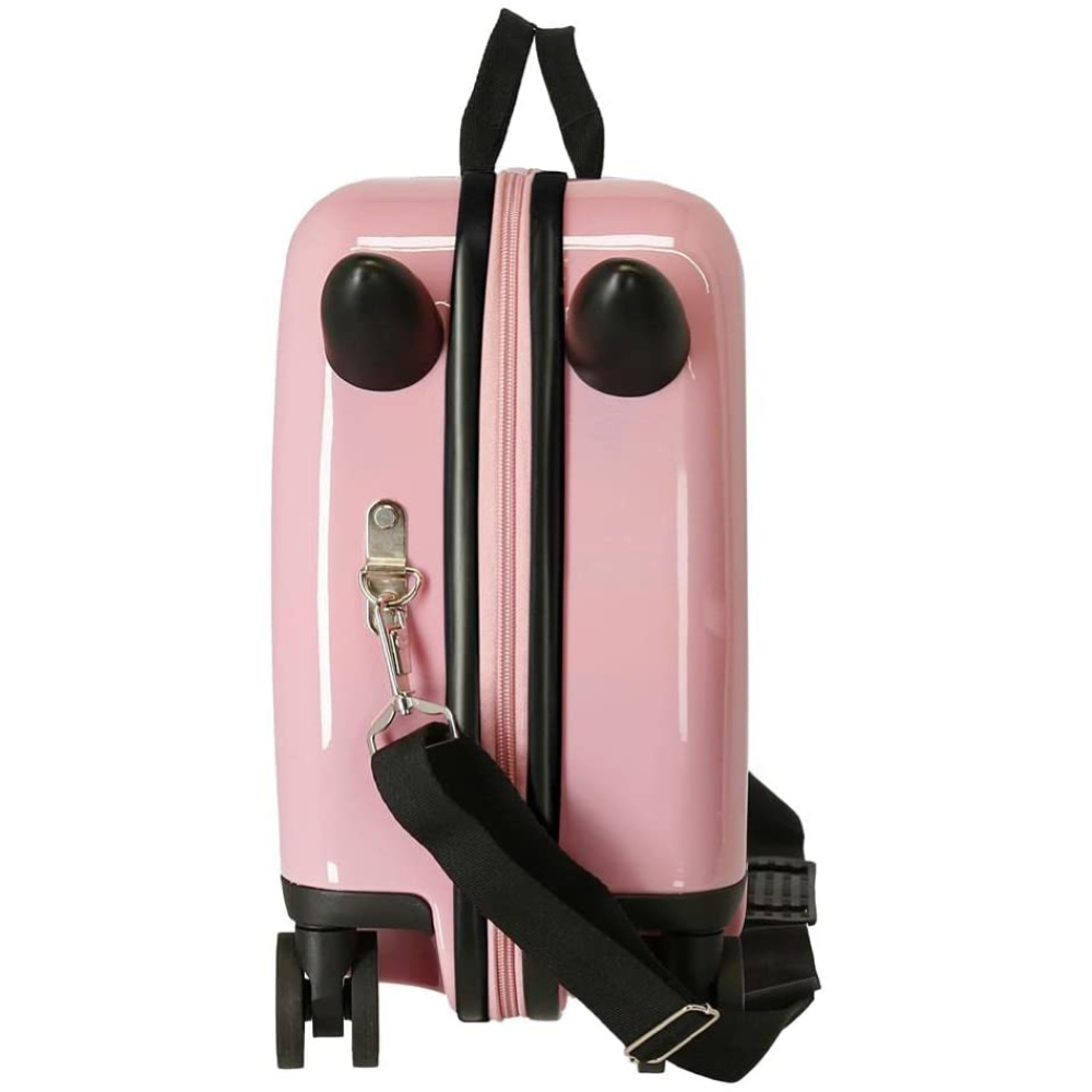 TROLLEY TOPOLINO MICKE MOUSE DISNEY DA VIAGGIO 4 RUOTE TRAINABILE CM. 50 IN ABS - 3479821
