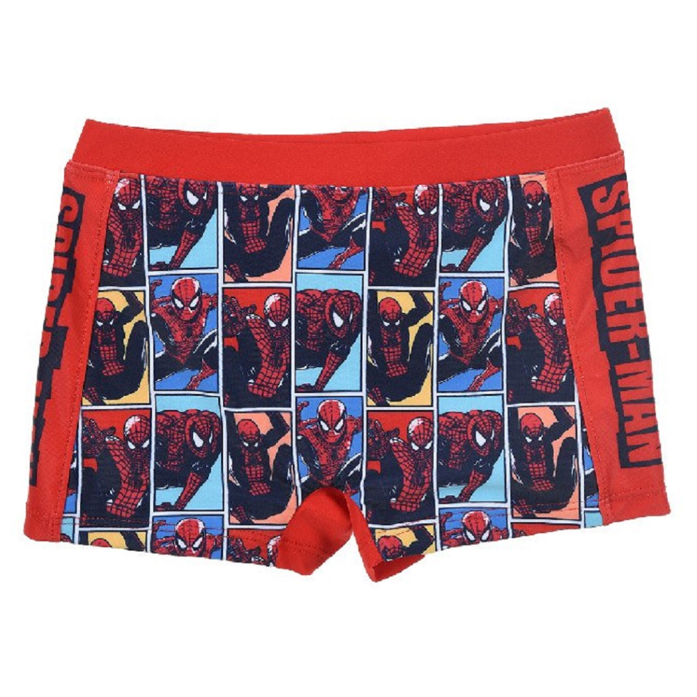 COSTUME MARE SPIDERMAN MARVEL PARIGAMBA PANTALONCINO BAMBINO - EV1831ROSSO