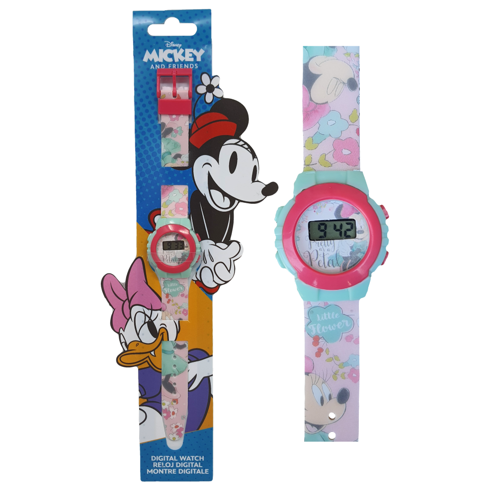 OROLOGIO DA POLSO DIGITALE MINIE DISNEY IN CONFEZIONE SAGOMATA - WD22133