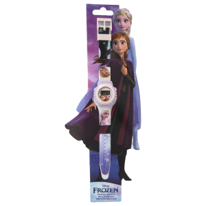 OROLOGIO DA POLSO DIGITALE FROZEN II DISNEY ELSA ANNA IN CONFEZIONE SAGOMATA - WD22132