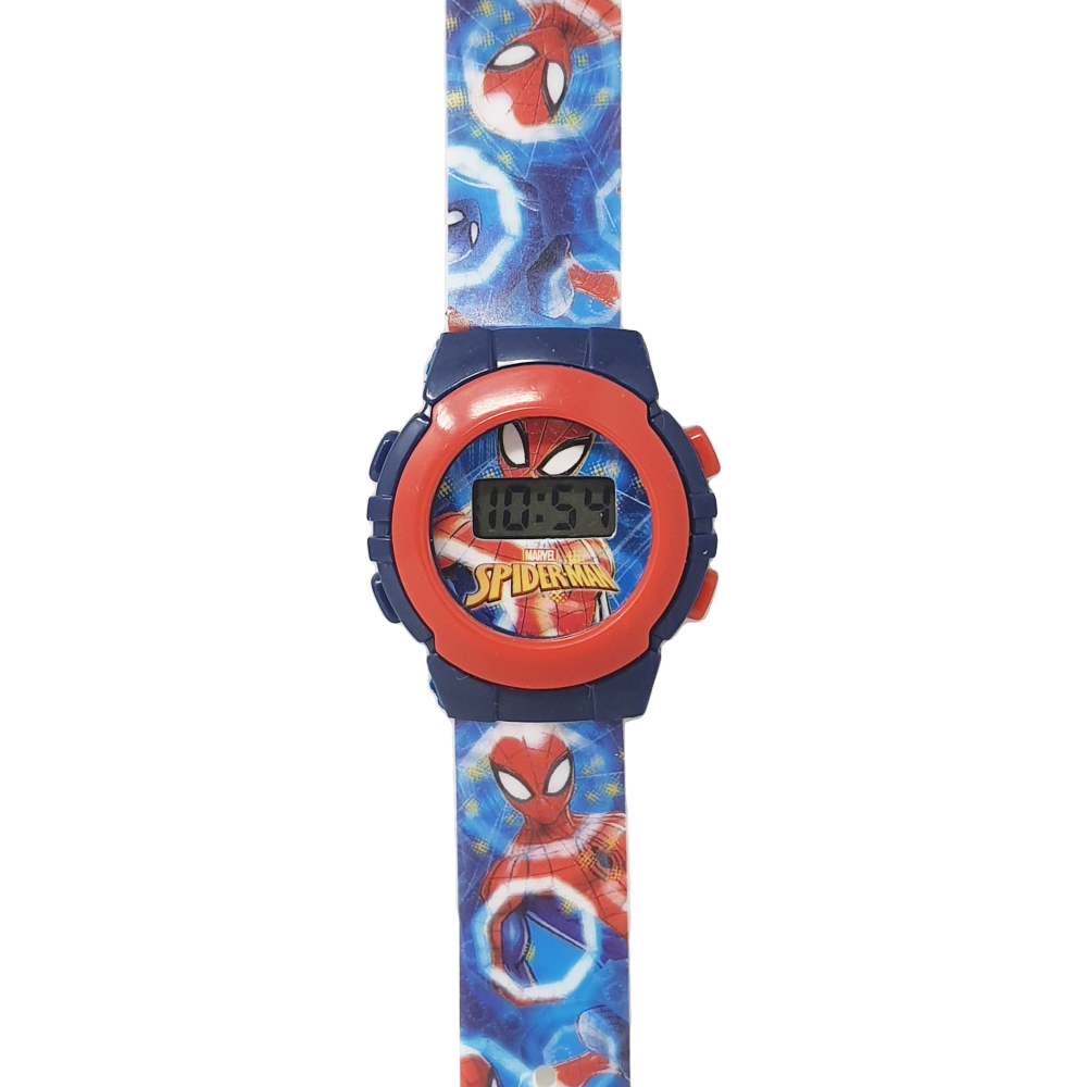 OROLOGIO DA POLSO DIGITALE SPIDERMAN MARVEL IN CONFEZIONE SAGOMATA - MV16048