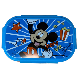 PORTAMERENDA MICKEY MOUSE DISNEY TOPOLINO CON POSATA 3 IN 1 PORTAPRANZO MULTISCOMPARTO - MK22067