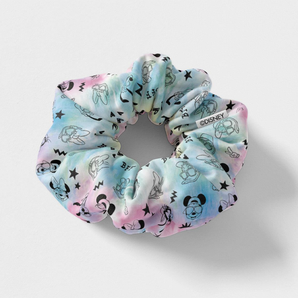 SCRUNCHIES MINNIE E PAPERINA DISNEY ELASTICI PER CAPELLI IN TELA 3 PEZZI - 1647