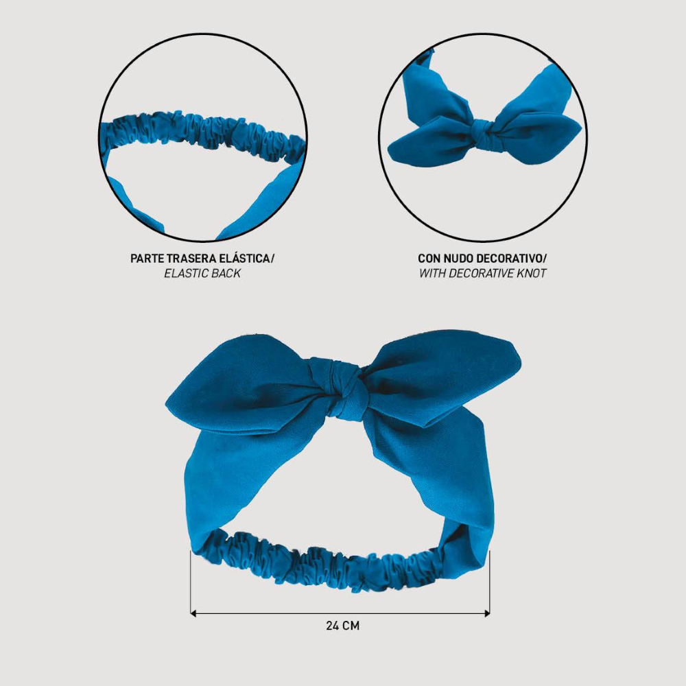 FASCIA PER CAPELLI MINNIE MOUSE DISNEY CON NODO - 1744