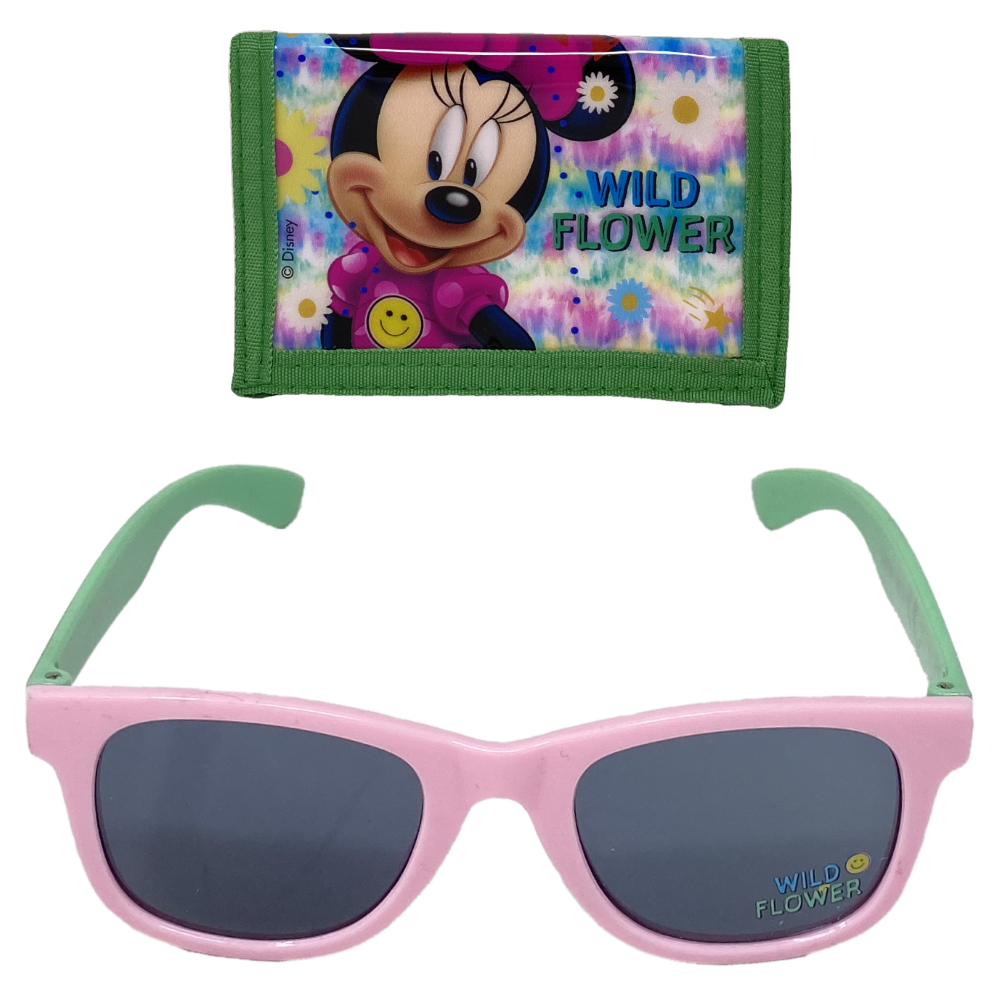 OCCHIALI DA SOLE MINNIE MOUSE DISNEY CON PORTAFOGLI - WD21567