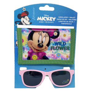 OCCHIALI DA SOLE MINNIE MOUSE DISNEY CON PORTAFOGLI - WD21567