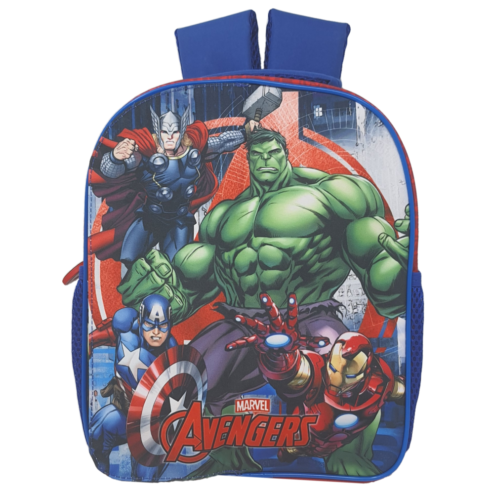 ZAINO ASILO AVENGERS MARVEL CON PATTINA MAGNETICA INTERCAMBIABILE BORSA SCUOLA TEMPO LIBERO - 1029P5626T2