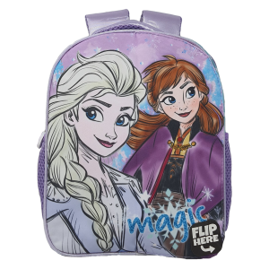 ZAINO ASILO FROZEN II DISNEY ELSA ANNA CON PATTINA MAGNETICA INTERCAMBIABILE BORSA SCUOLA TEMPO LIBERO - 1029P1408