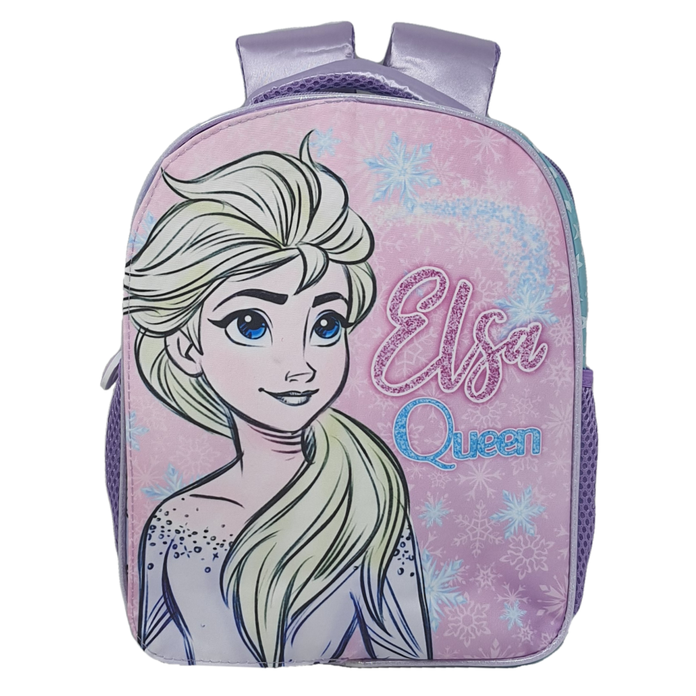 ZAINO ASILO FROZEN II DISNEY ELSA ANNA CON PATTINA MAGNETICA INTERCAMBIABILE BORSA SCUOLA TEMPO LIBERO - 1029P1408