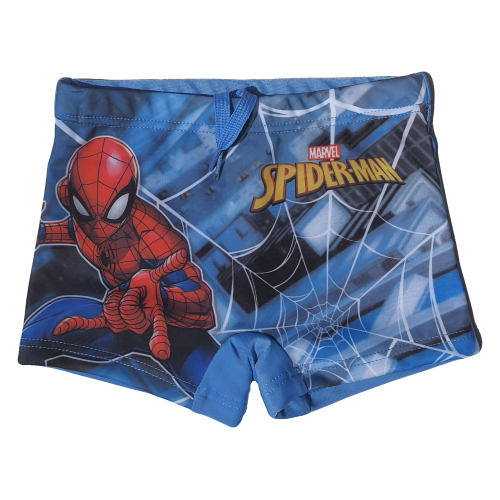 COSTUME MARE SPIDERMAN MARVEL PARIGAMBA PANTALONCINO BAMBINO - SPI0407CELESTE