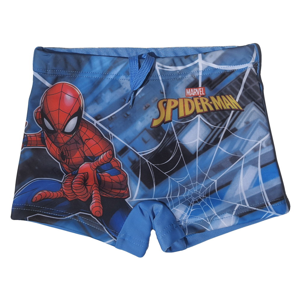 COSTUME MARE SPIDERMAN MARVEL PARIGAMBA PANTALONCINO BAMBINO - SPI0407CELESTE