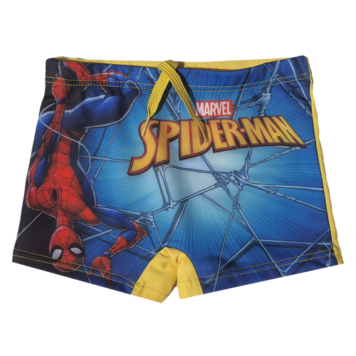 COSTUME MARE SPIDERMAN MARVEL PARIGAMBA PANTALONCINO BAMBINO - SPI0407GIALLO