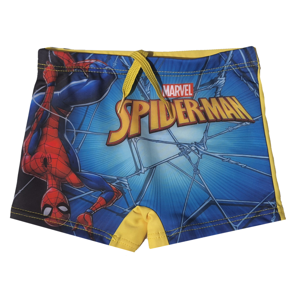 COSTUME MARE SPIDERMAN MARVEL PARIGAMBA PANTALONCINO BAMBINO - SPI0407GIALLO