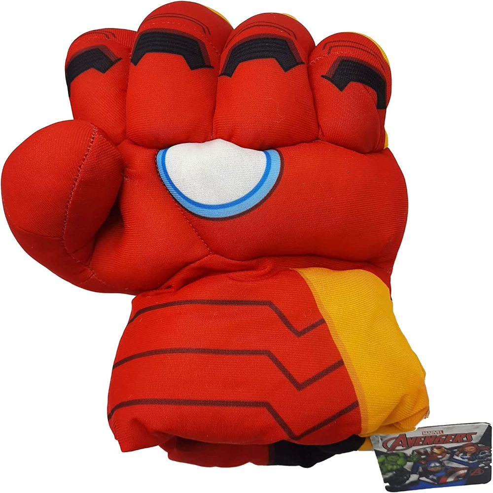 PELUCHE GUANTONE IRON MAN MARVEL MANO SINISTRA PUPAZZO CM. 30 - 7544/IRONMAN
