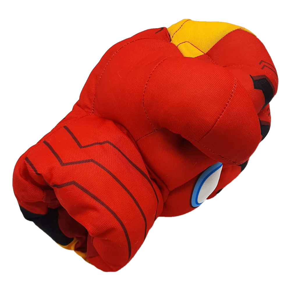 PELUCHE GUANTONE IRON MAN MARVEL MANO SINISTRA PUPAZZO CM. 30 - 7544/IRONMAN