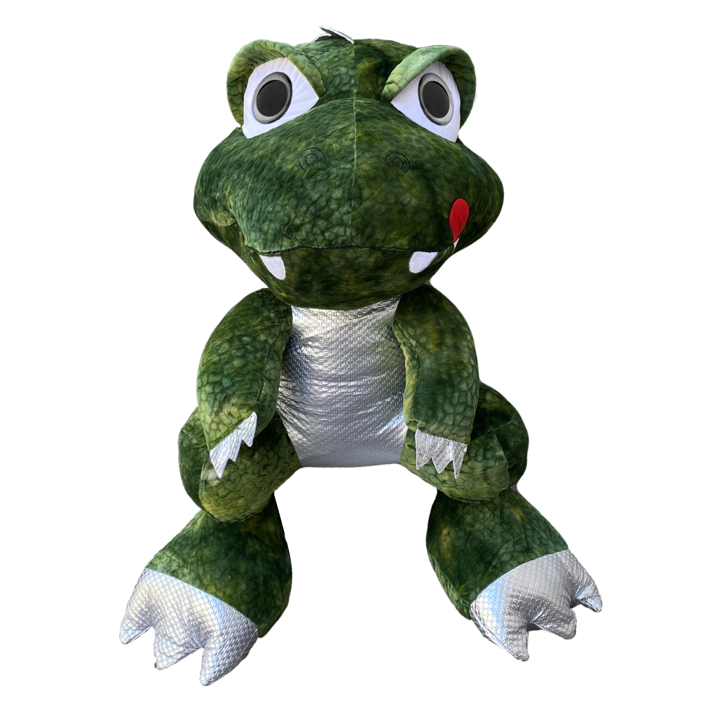 PELUCHE T-REX DINOSAURO VERDE PUPAZZO CM. 45 - PTS31326Y/35VERDE