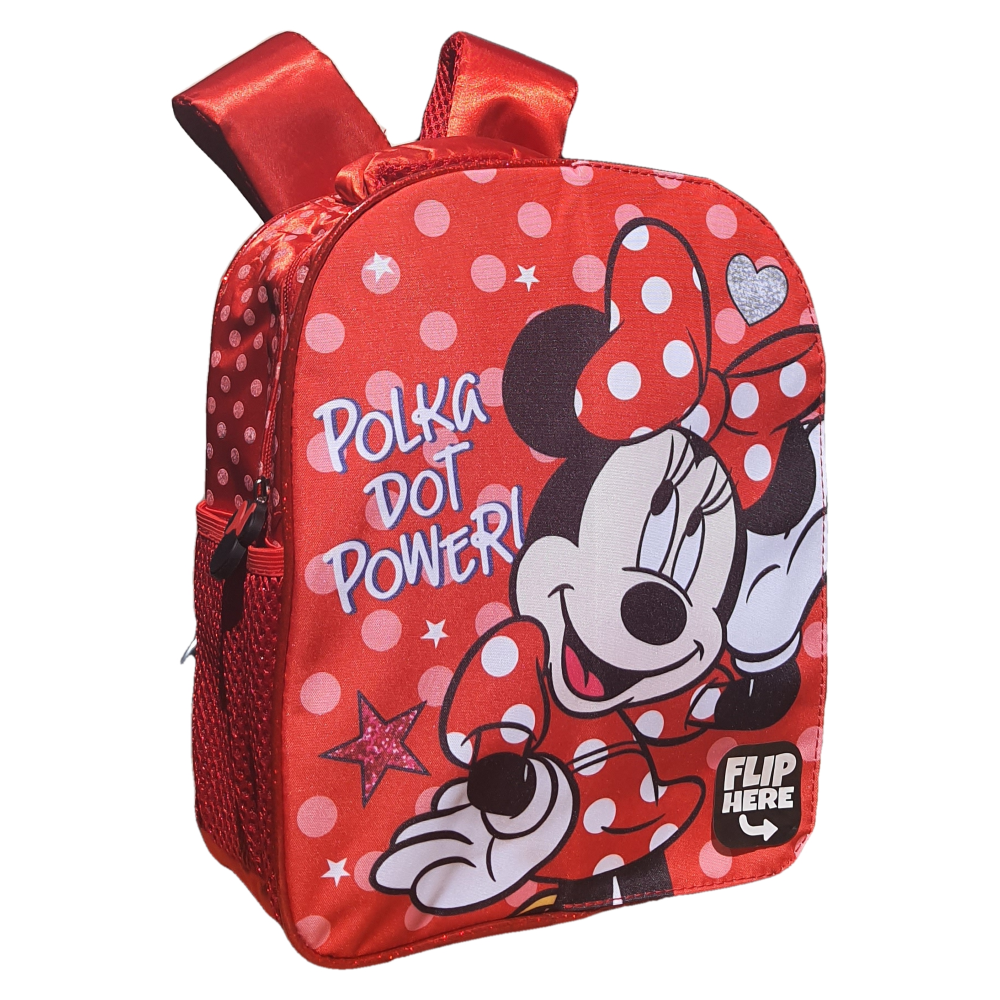 ZAINO ASILO MINNIE MOUSE DISNEY CON PATTINA MAGNETICA INTERCAMBIABILE BORSA SCUOLA TEMPO LIBERO - 1000E2896792