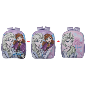 ZAINO ASILO FROZEN II DISNEY ELSA ANNA CON PATTINA MAGNETICA INTERCAMBIABILE BORSA SCUOLA TEMPO LIBERO - 1029P1408